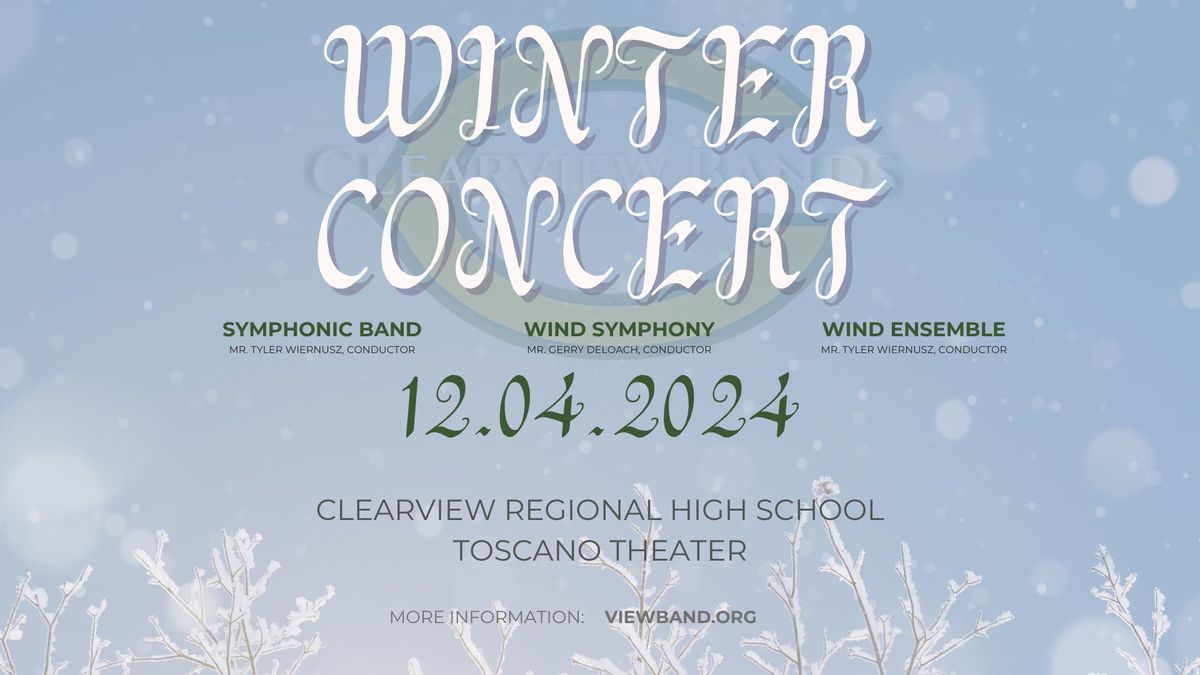 HS Winter Bands Concert  |  Clearview Reg HS Bands