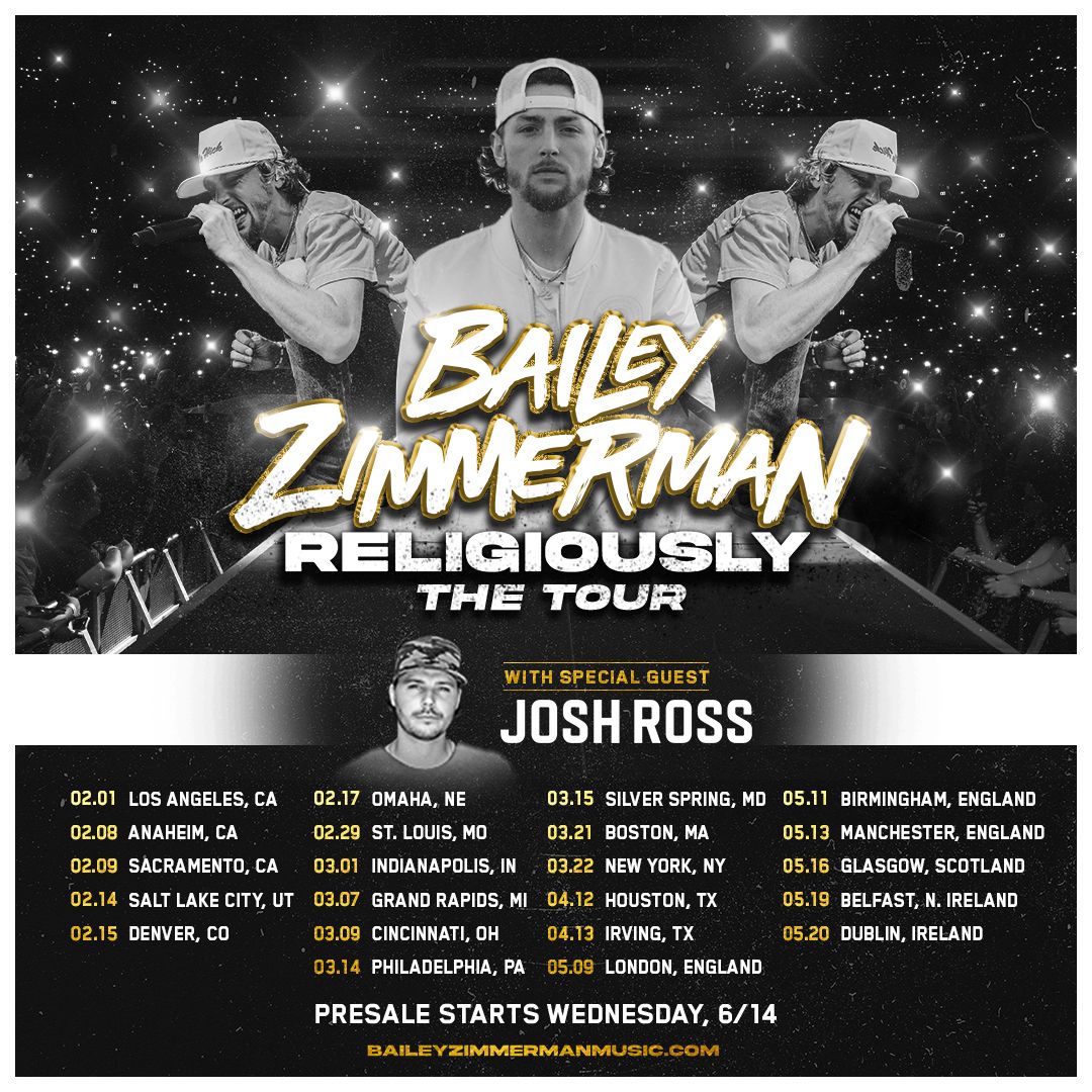 Bailey Zimmerman at Thompson-Boling Arena at Food City Center