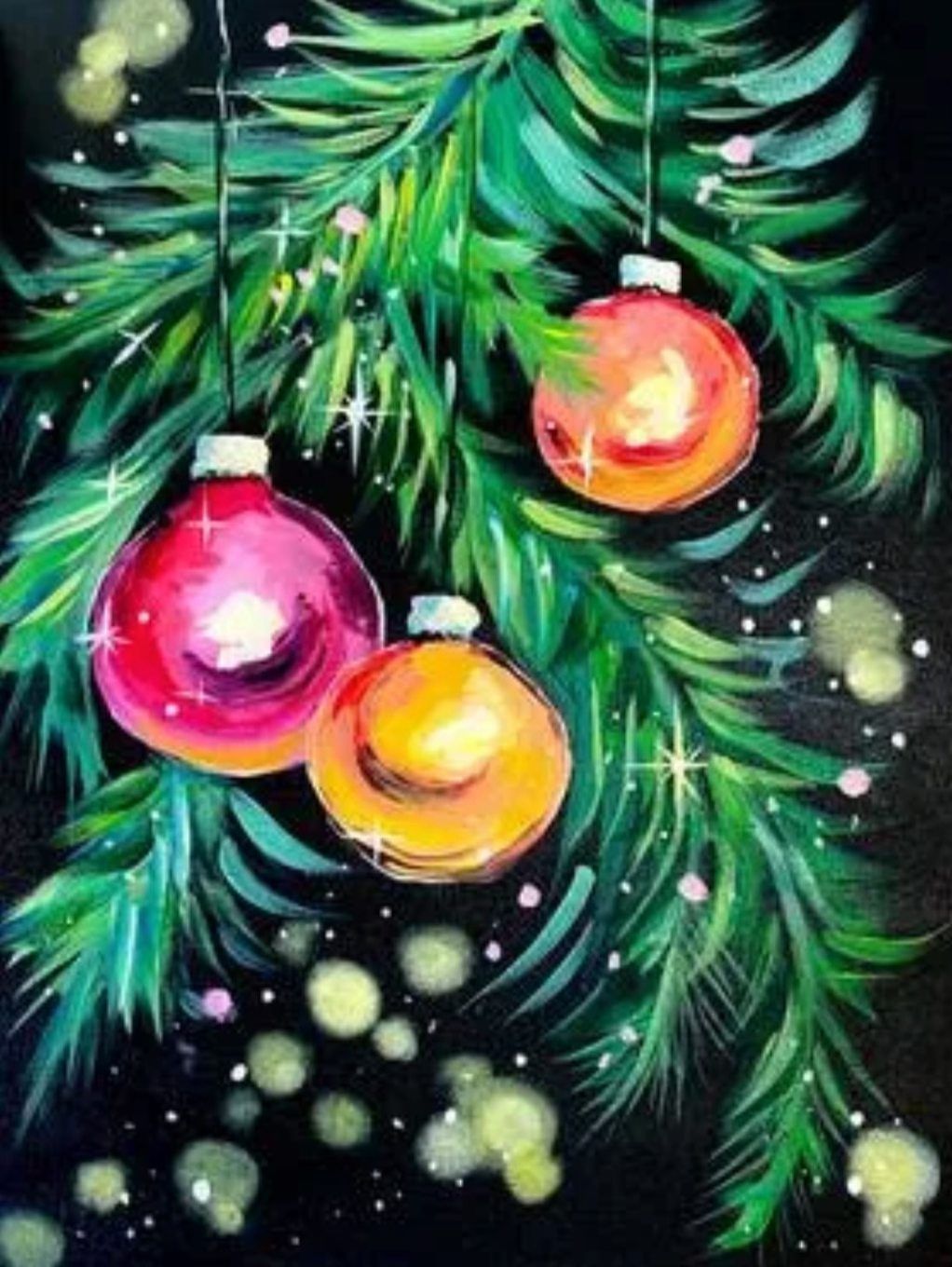 Paint Nite Event- "Shine Bright Christmas" 