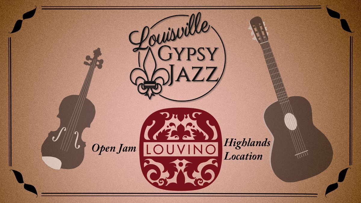 LouVino Gypsy Jazz\u2026Pop-Up Open Jam