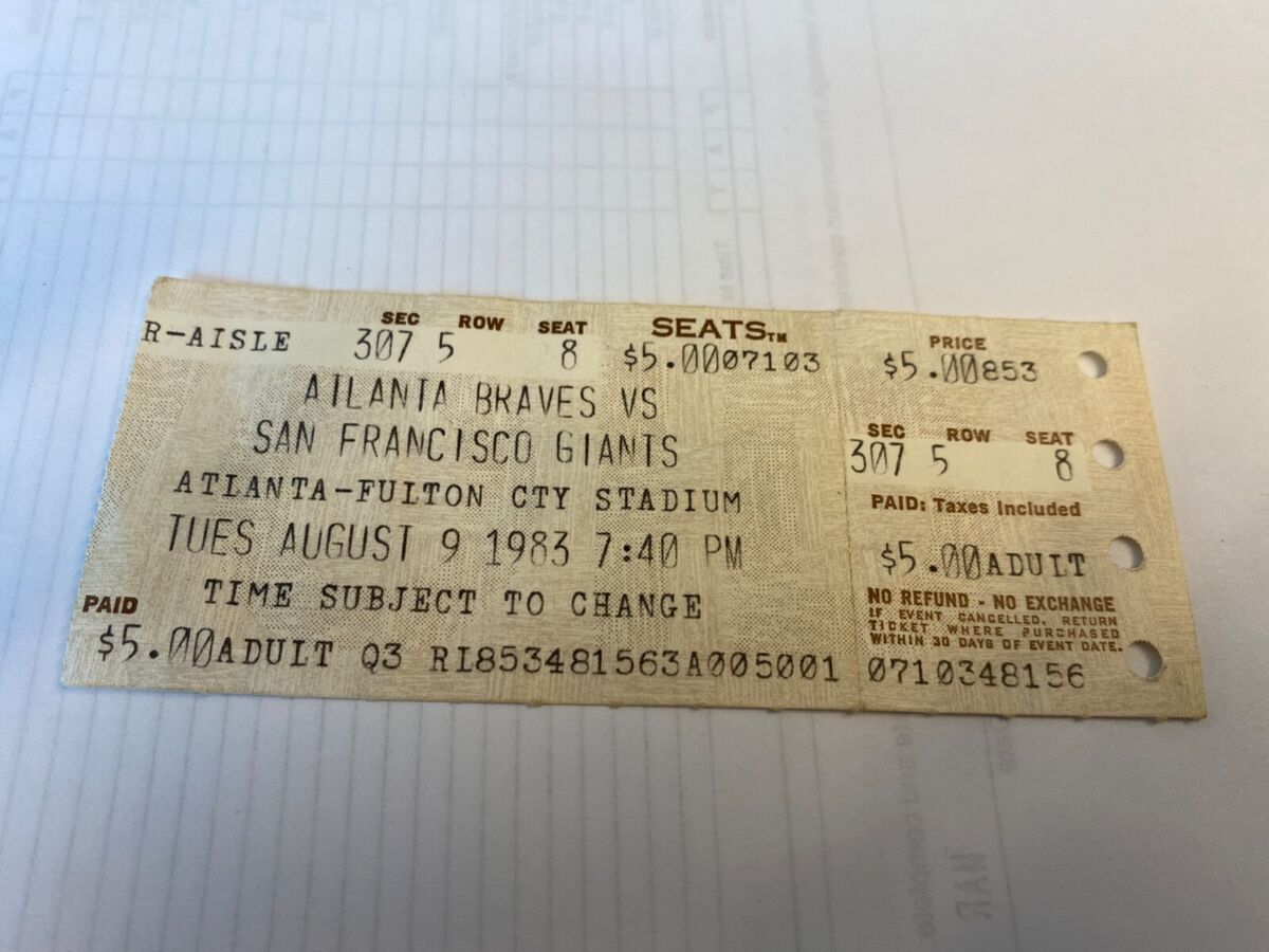 Atlanta Braves at San Francisco Giants Tickets