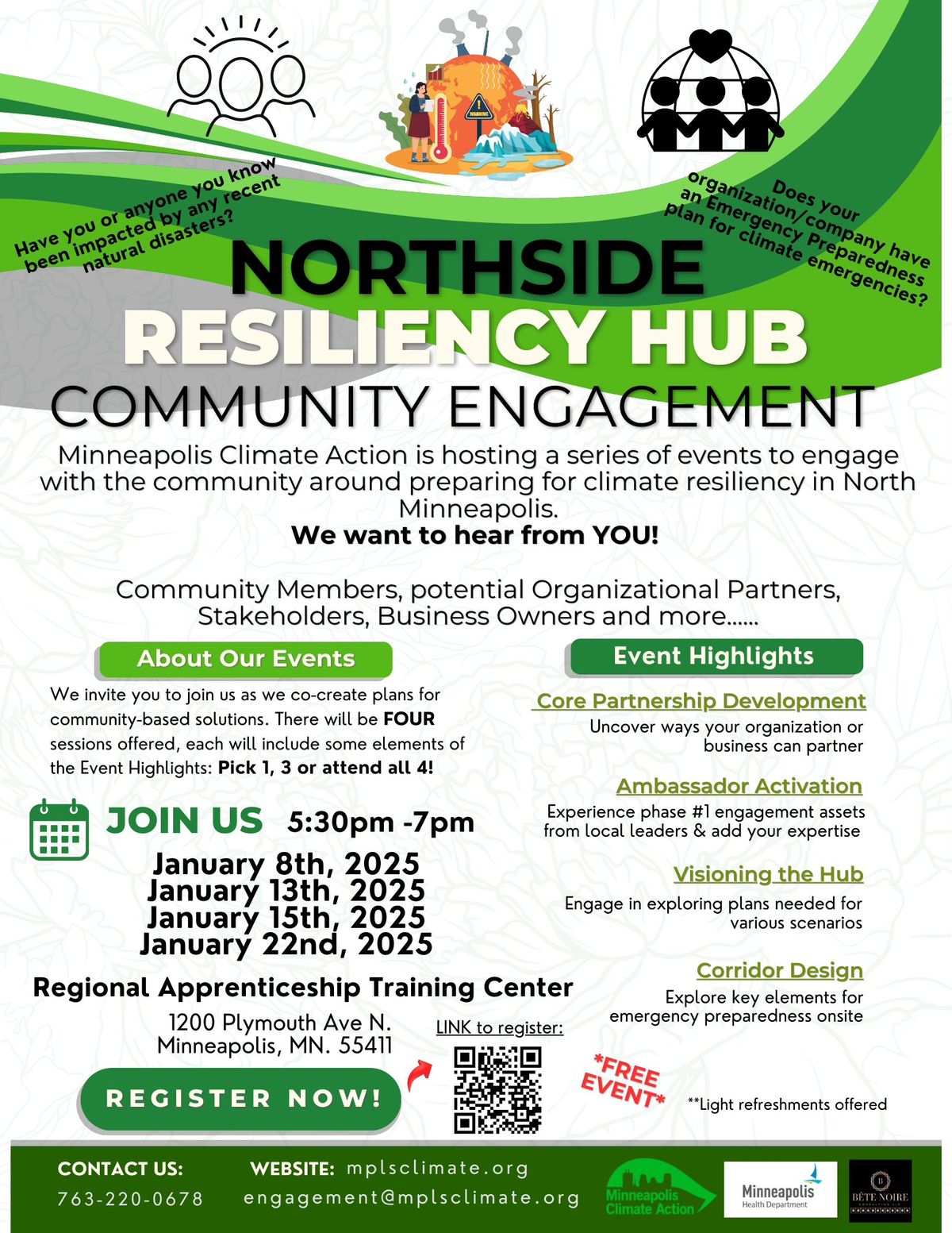 North Minneapolis Resilience Hub Community Engagement Series