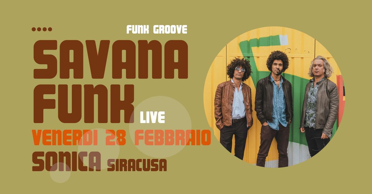 ven 28 feb SAVANA FUNK live \/ by Rocketta