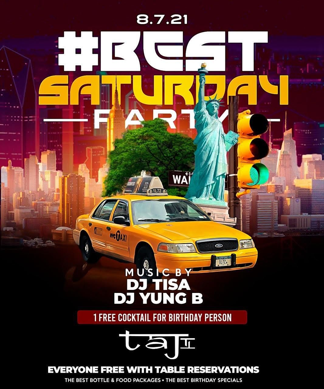 NYC\u2019s longest running Hip-Hop+Reggae+Soca party at Taj II! Everyone FREE!