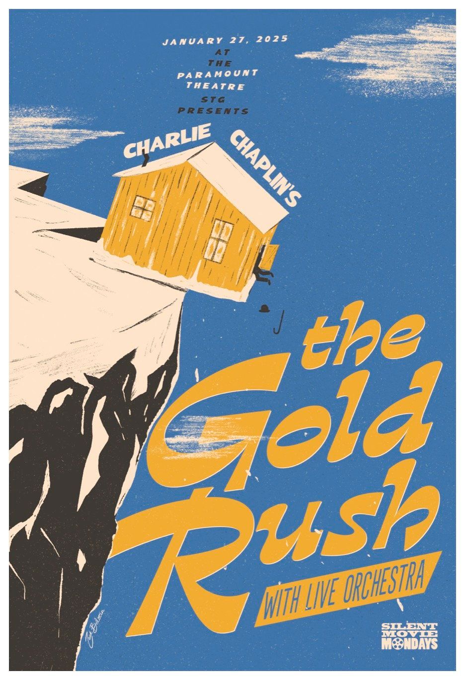 Silent Movie Mondays - The Gold Rush at Paramount Theatre Seattle