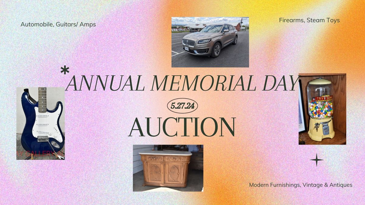 Fantastic Annual Memorial Day Auction
