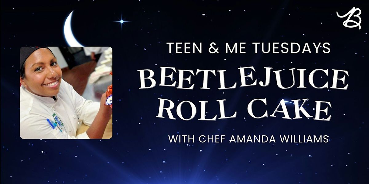 Teen and Me Tuesdays: Beetlejuice Roll Cake