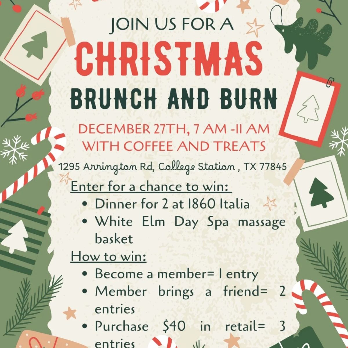 Christmas Brunch & Burn