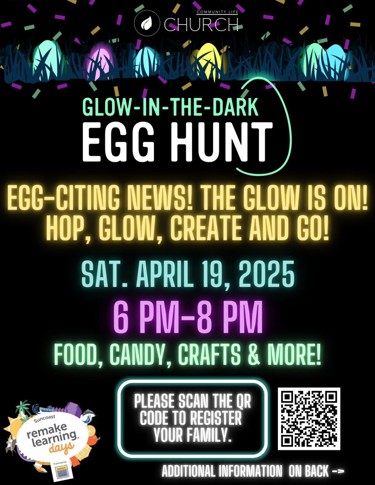 Glow in the Dark Egg Hunt