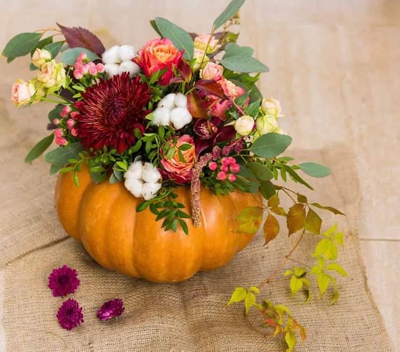 Fresh Flowers in a Pumpkin Make & Take Class