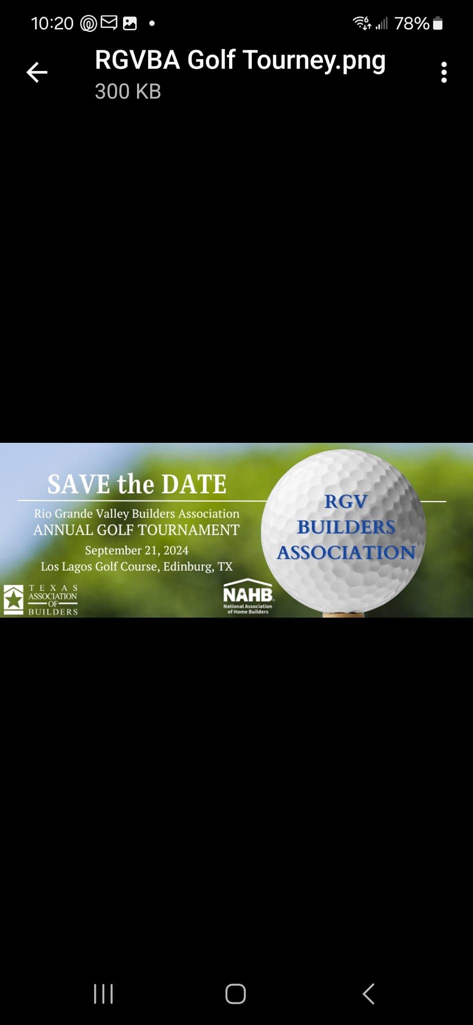 RGVBA GOLF TOURNAMENT 