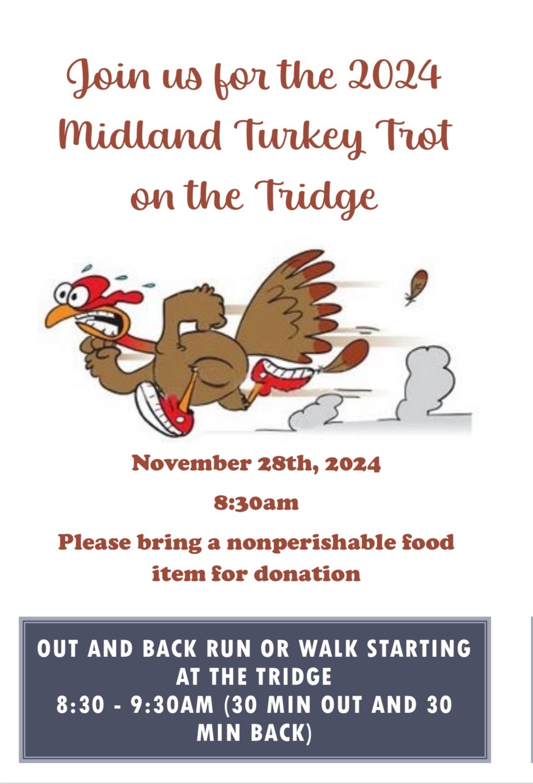 Turkey Trot on the Tridge