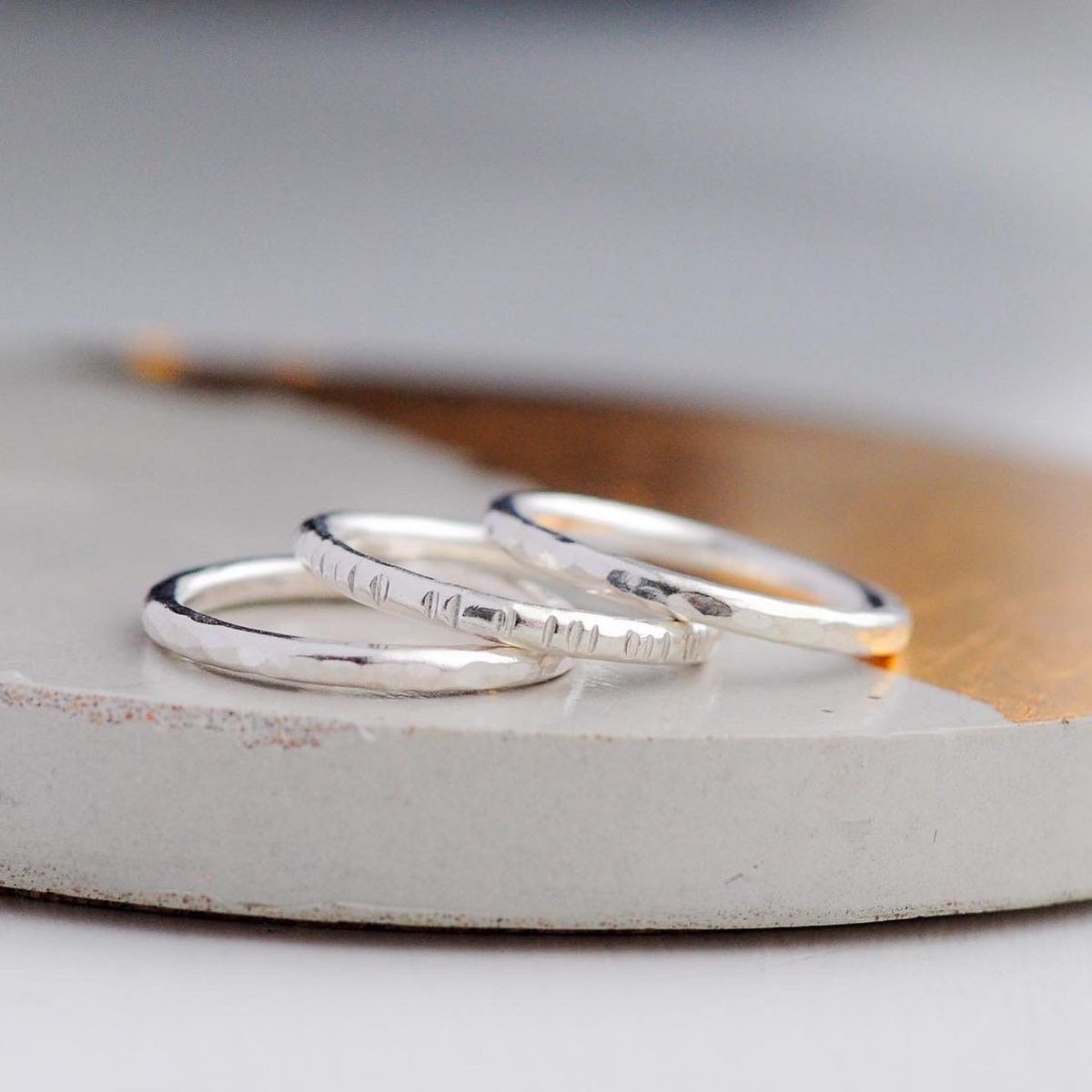 Make your own silver stacking rings workshop - \u00a365