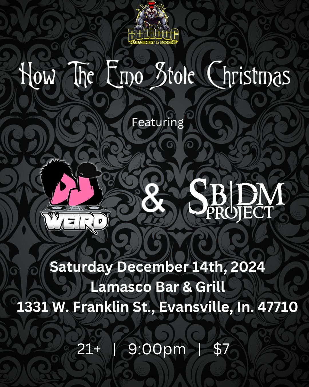 How The Emo Stole Christmas! Emo Night w\/ DJ Weird & sb|dmproject