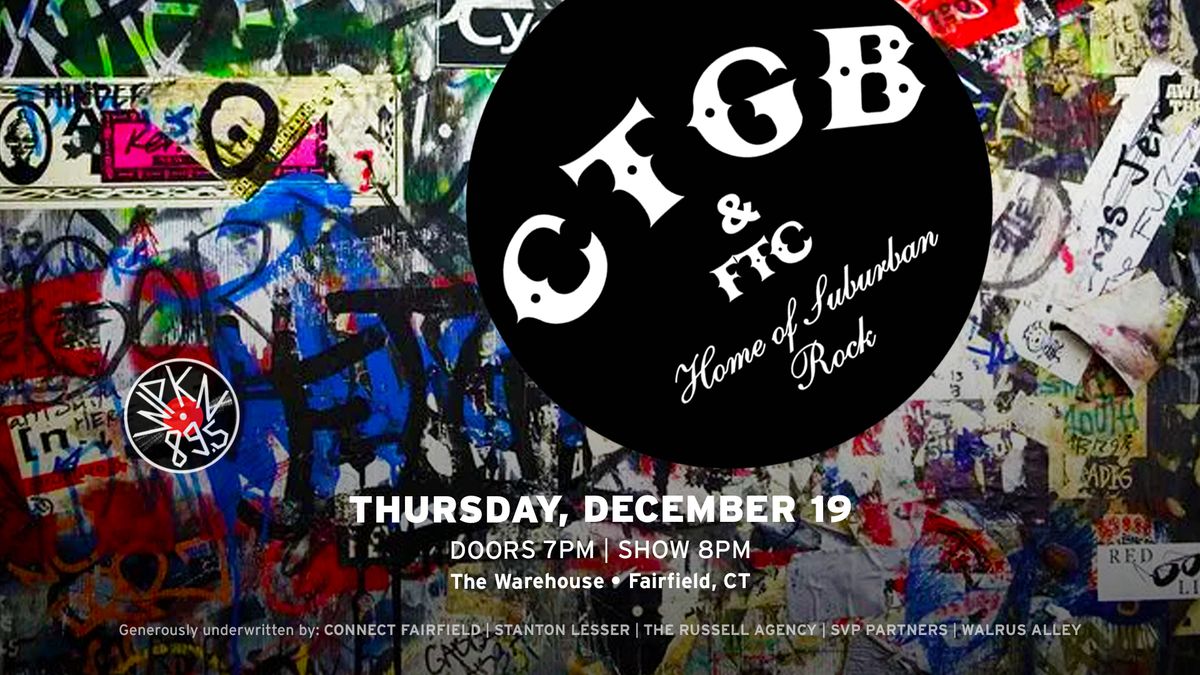 CTGB Night: Chris & Tina (Talking Heads\/Tom Tom Club) & Dave Zamboni Celebrate the Sounds of CBGB