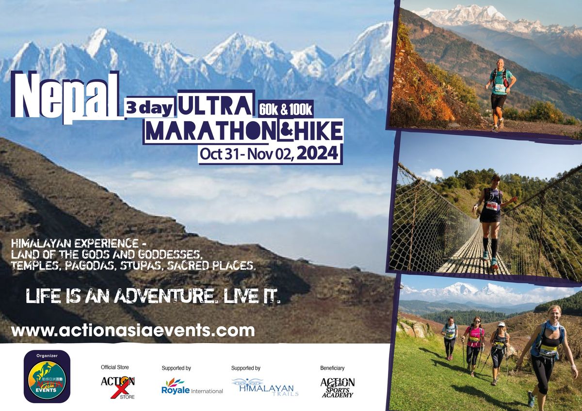 Nepal Action Asia multi-day ultra marathon 60\/100km