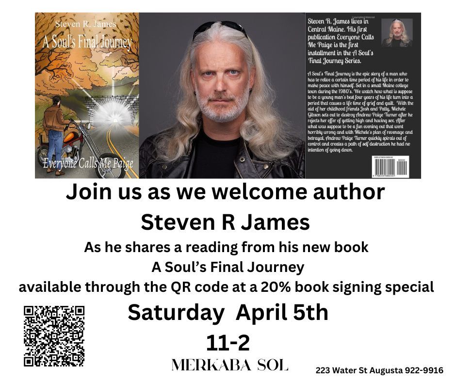 Book Signing with Author Steven R James 