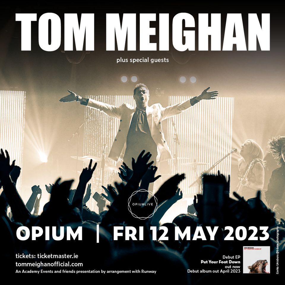 This Friday: Tom Meighan (Kasabian), Live at Opium Live [Dublin]