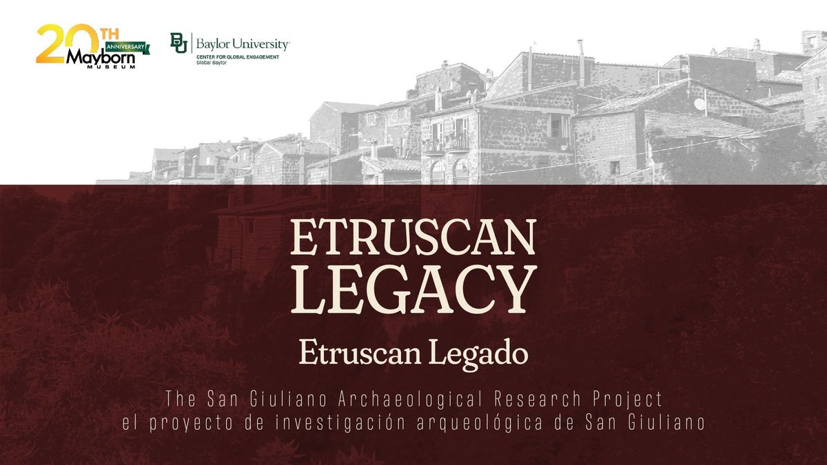 Exhibit Opening | Etruscan Legacy