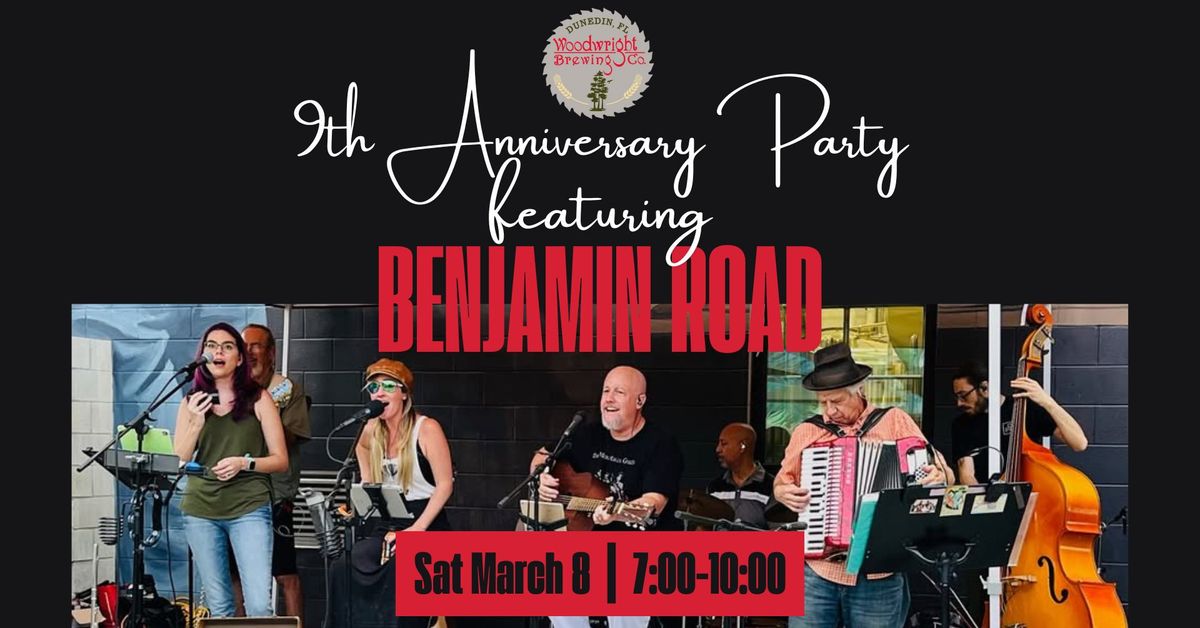 Benjamin Road at Woodwright Brewing's 9th Anniversary!