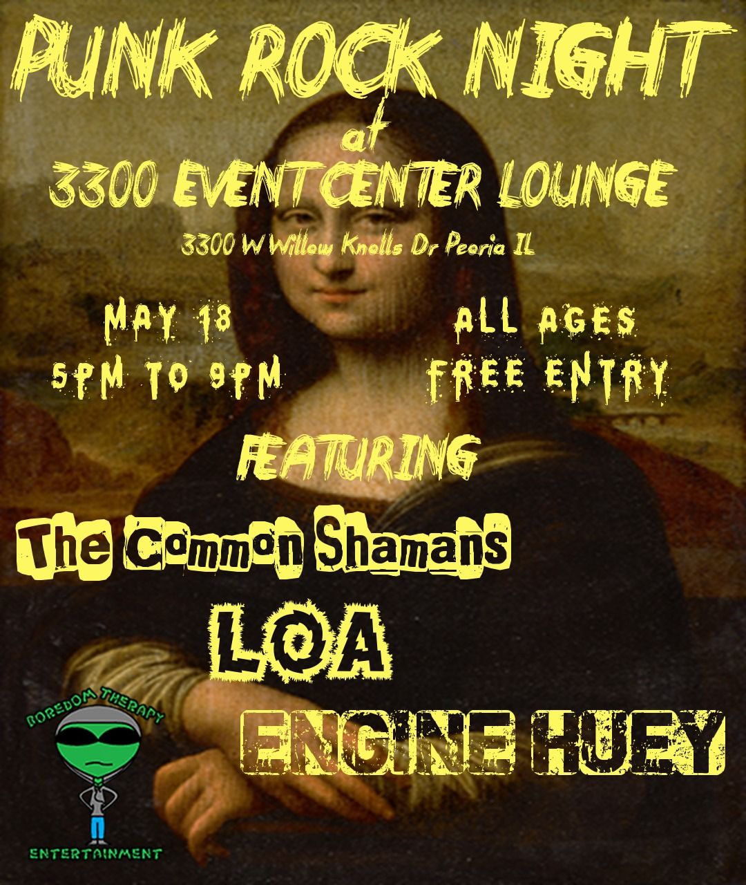 Punk Rock Night at 3300 Event Center