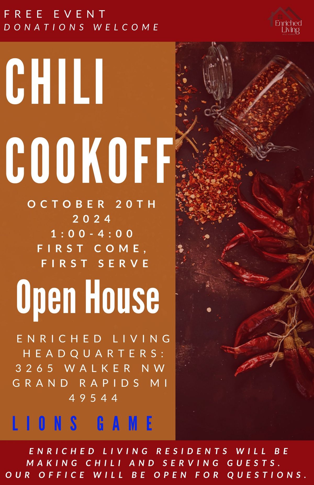 Enriched Living Chili Cookoff