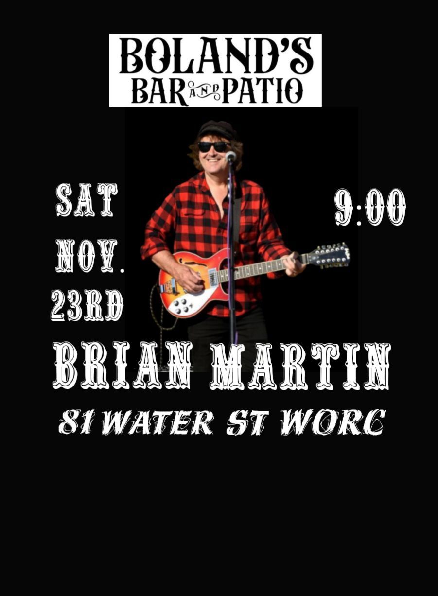 Brian Martin @ Bolands!!