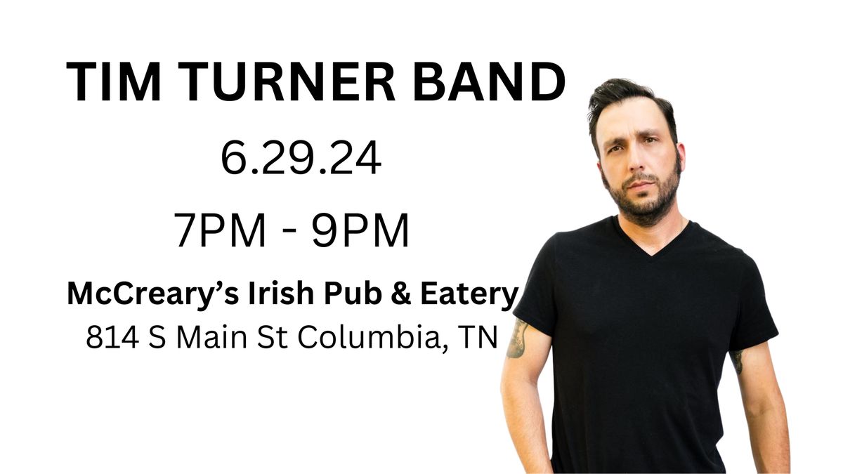Live Music with Tim Turner Band!