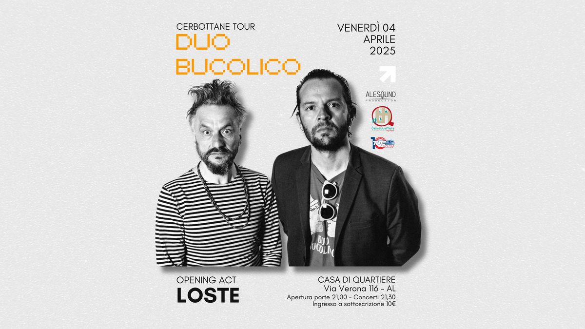 Duo Bucolico live alla Casa di Quartiere Alessandria