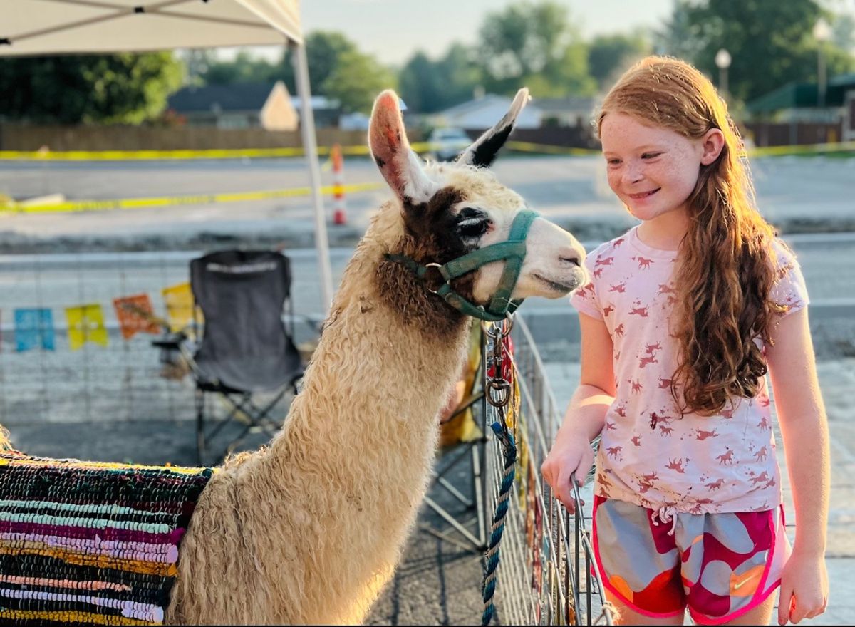 Capture Memories: Meet Marshall the Llama for Family Photos at Rock Creek Farmer\u2019s Market