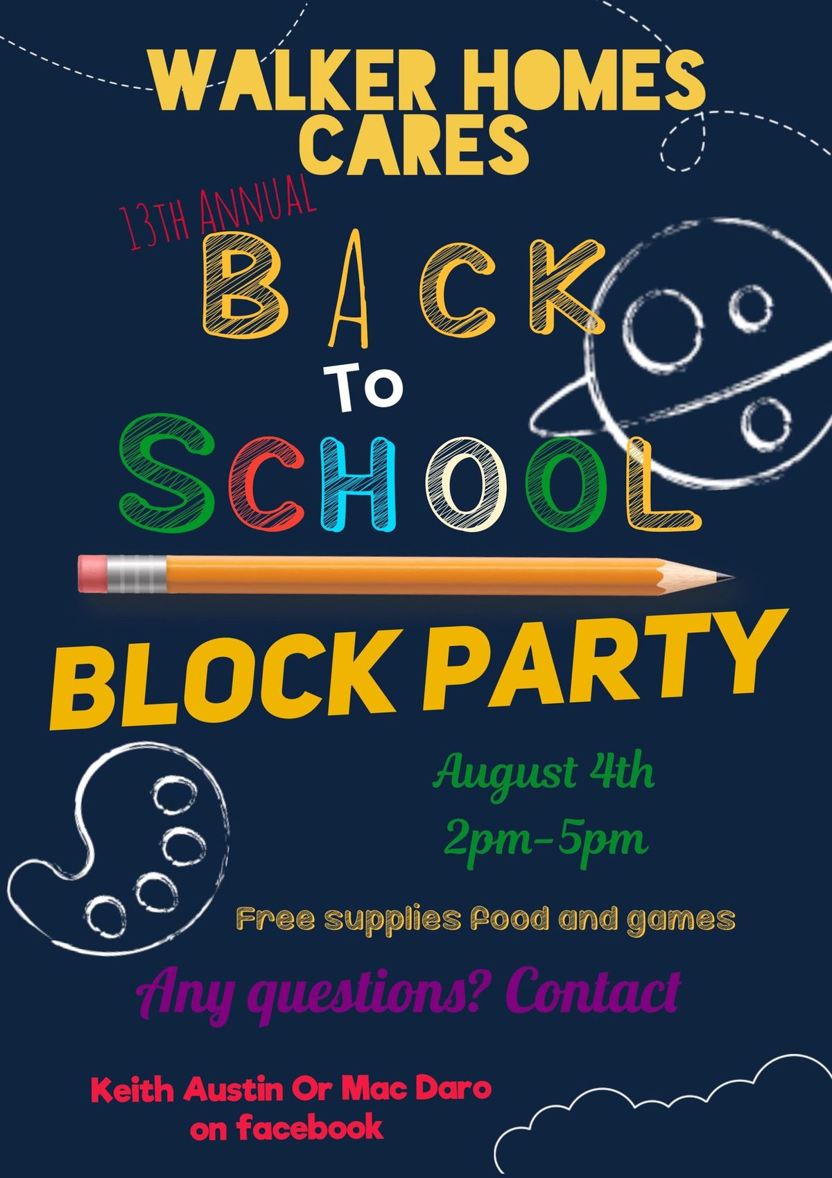 13th annual Back To School Block Party