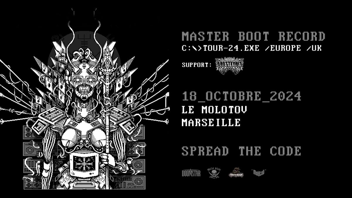 MASTER BOOT RECORD [Avant-garde Heavy Chiptune \u2013 IT] + AROTTENBIT \u2022 Le Molotov, Marseille