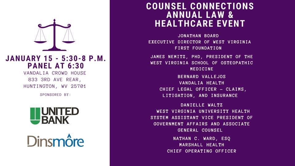 Counsel Connections Annual Law & Healthcare Event