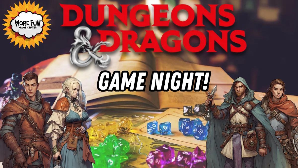 Dungeons and Dragons Game Night!