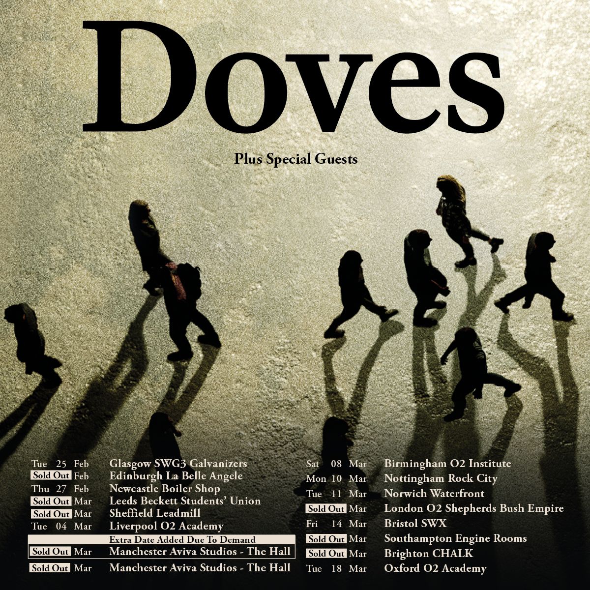 Doves Manchester Tickets