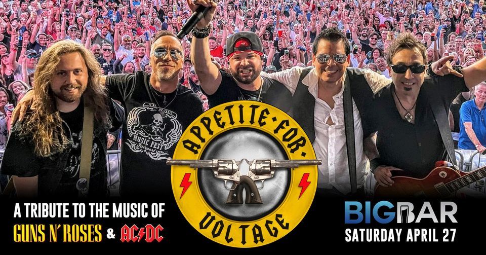 Appetite For Voltage - Guns N' Roses & AC\/DC Tribute at BIGBAR!