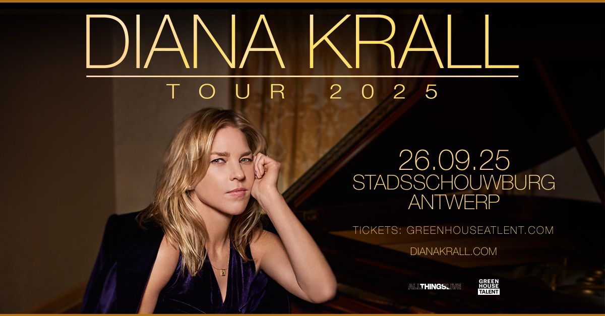 Diana Krall | 26.09.25 | Stadsschouwburg, Antwerp