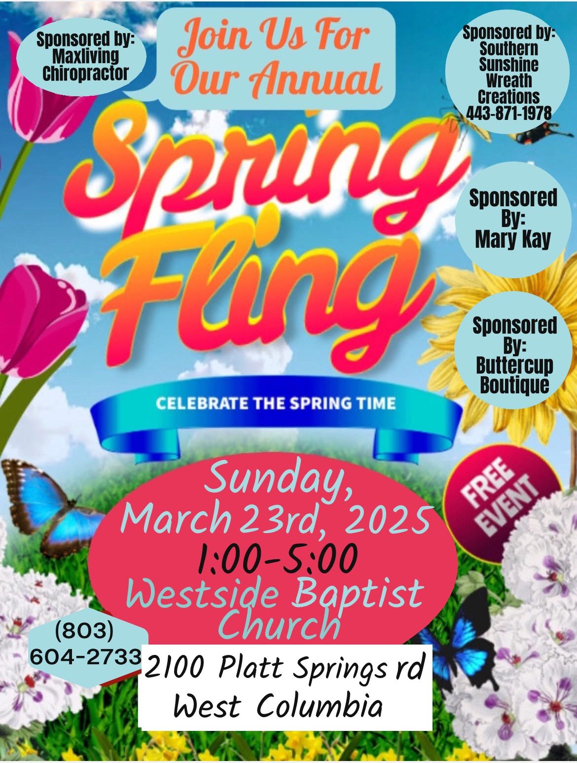 Annual Spring Fling At West Side Baptist Church