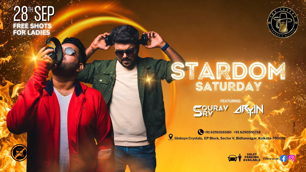 \u2728 Stardom Saturday \u2728 | Ft. DJ SOURAV & DJ ARYAN | \ud83c\udf1f Saturday Night Takeover! \ud83c\udf1f