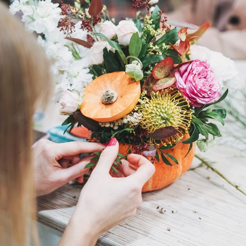 Pumpkin Floral Arranging Class