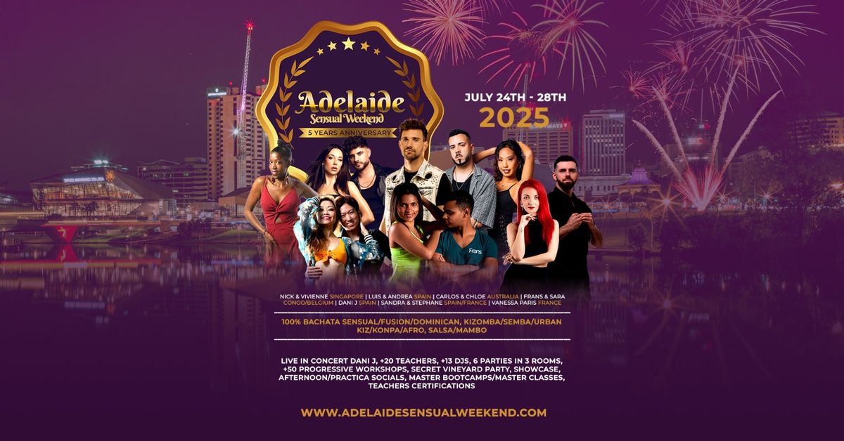 Adelaide Sensual Weekend 2025 - 5 YEARS ANNIVERSARY