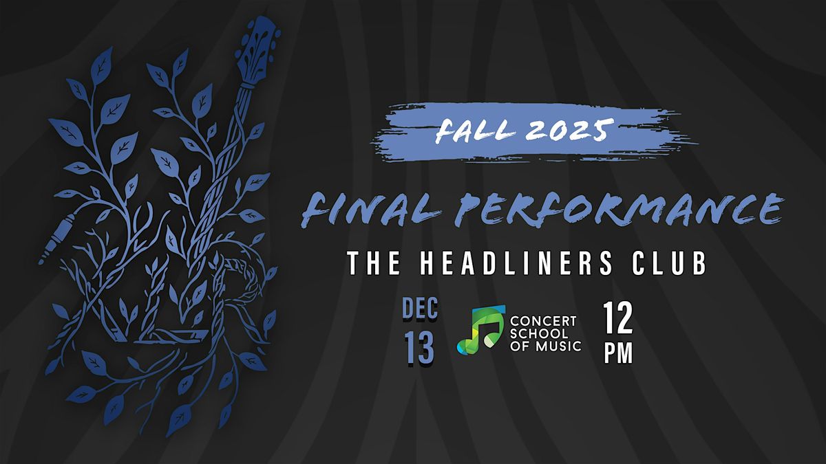 XLR Fall 2025 Final Concert