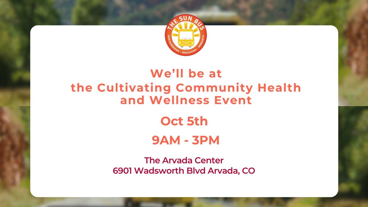 Cultivating Community Health and Wellness Event