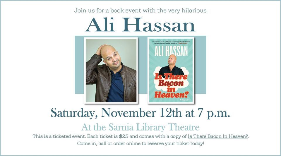 Ali Hassan, Author of Is There Bacon In Heaven?