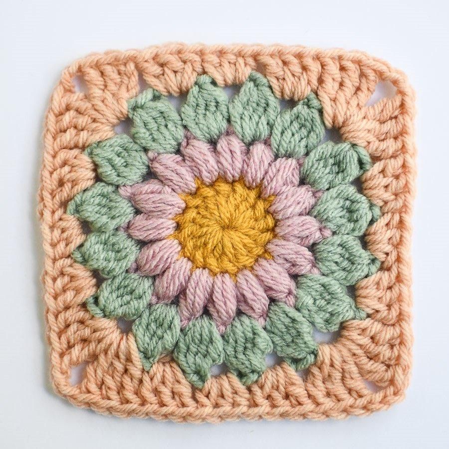 Crochet - Granny Square Sunburst!