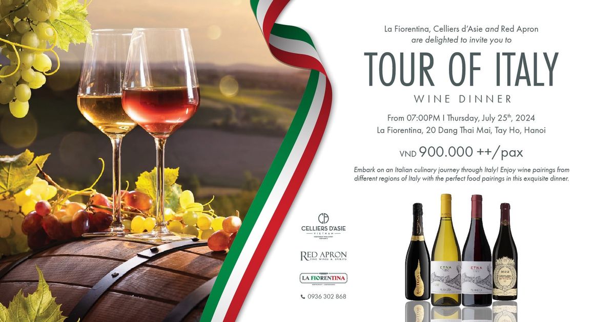 TOUR OF ITALY (wine dinner)