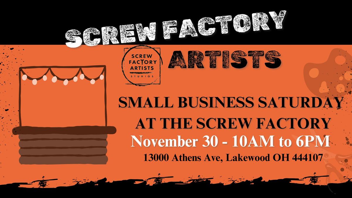 Small Business Saturday at the Screw Factory