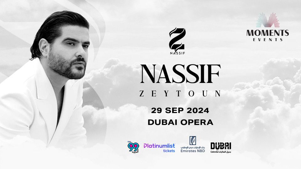 Nassif Zeytoun Concert on 29th September 2024 at Dubai Opera