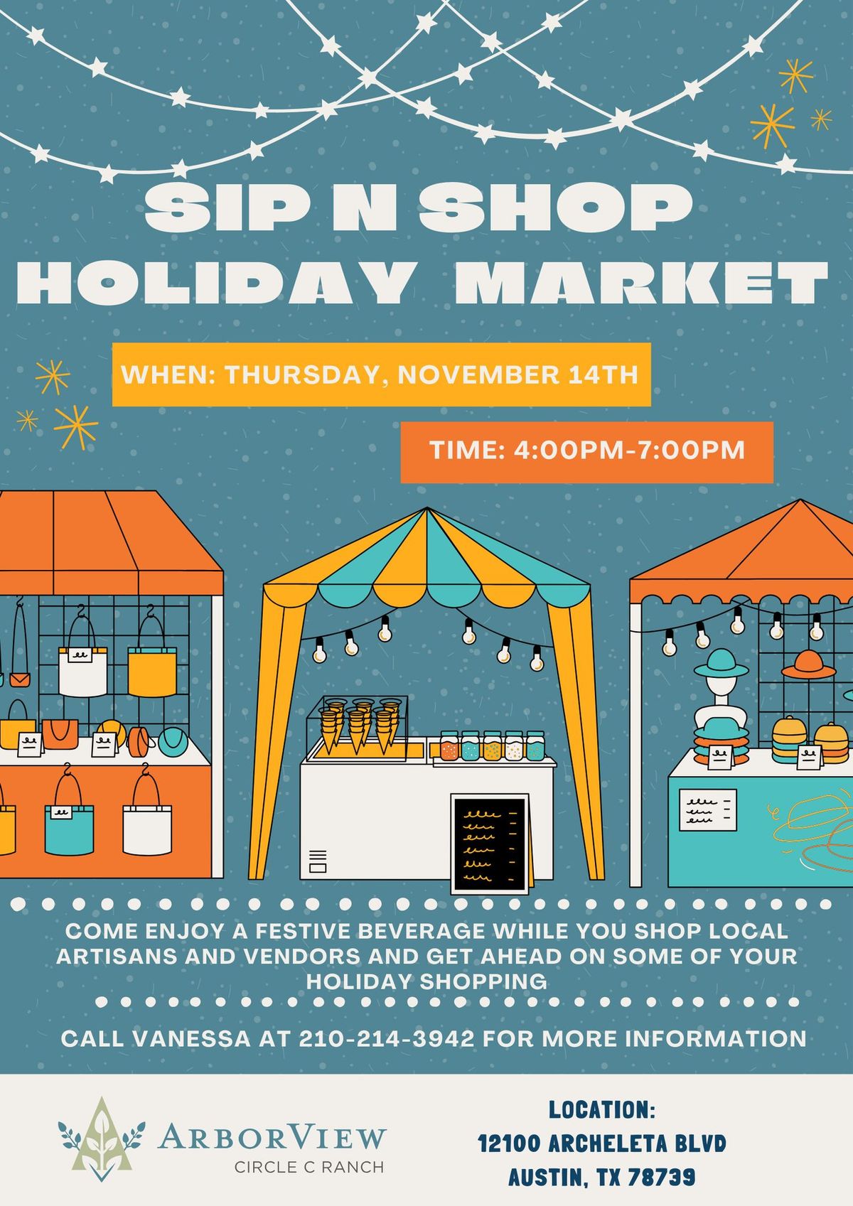 Sip and Shop Holiday Market 