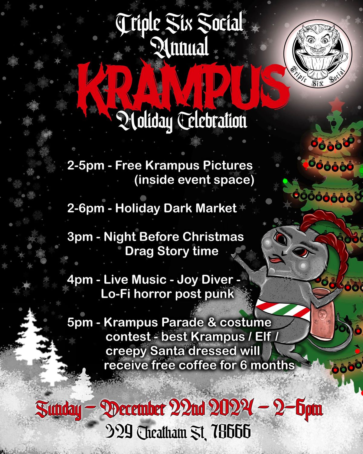 Krampus Holiday Celebration - Triple Six Social